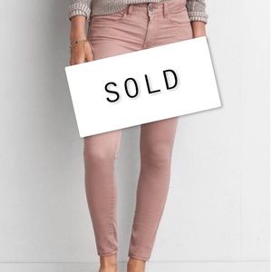 Mauve Pink Jegging Pants